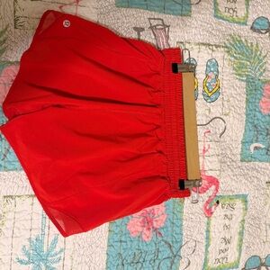 Lululemon Athletica Bright Red Shorts